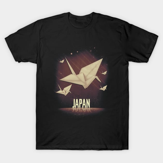 1000 Cranes in Japan T-Shirt by barrettbiggers